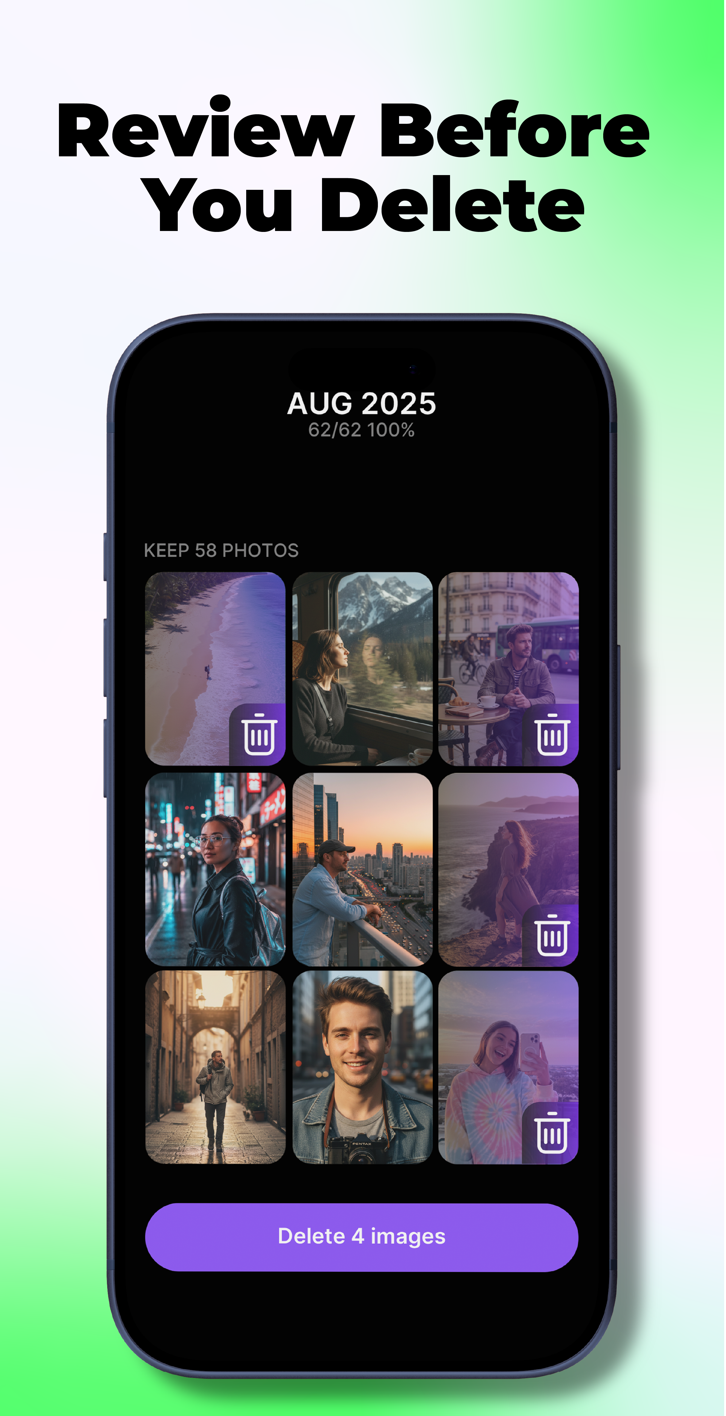 Swipe67 App Interface - Duplicates